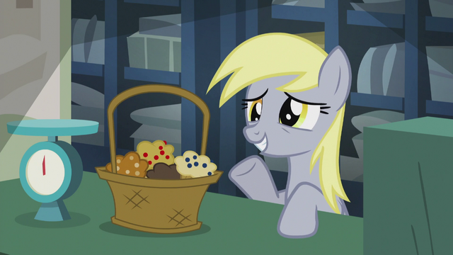 File:Derpy with a basket of muffins S5E9.png