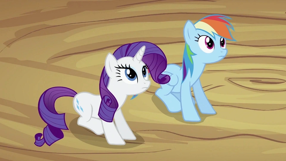 Image - Rarity and Rainbow Dash S2E03.png | My Little Pony Friendship