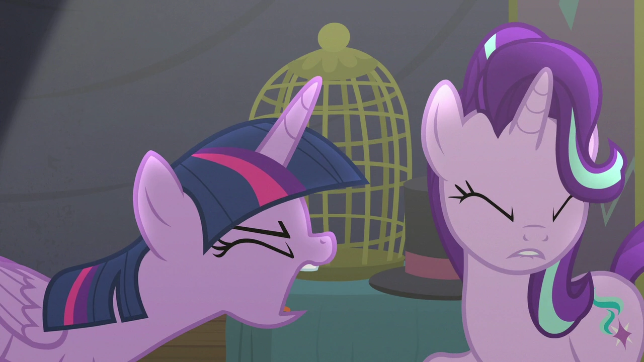 Image - Twilight yelling at Starlight Glimmer S6E6.png | My Little Pony