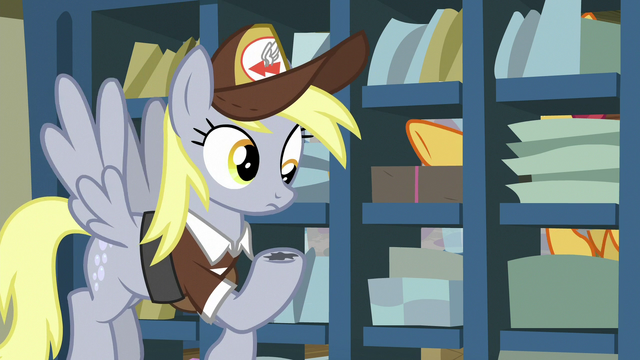 File:Derpy with ink on her hoof S8E10.png