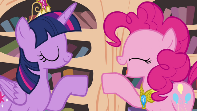 Hoof bump for Pinkie Pie?