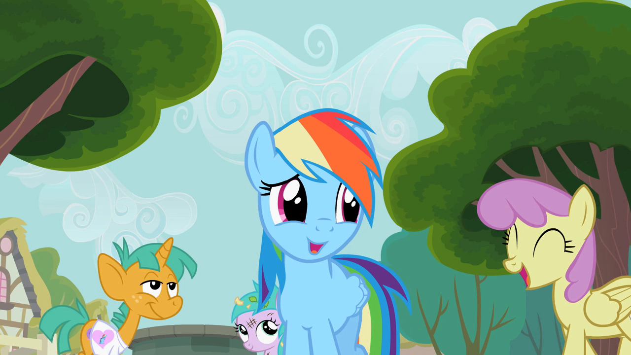 Image - Rainbow Dash with this crowd S2E8.png | My Little Pony ...