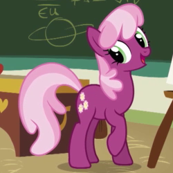 Cheerilee next to easel ID S1E12