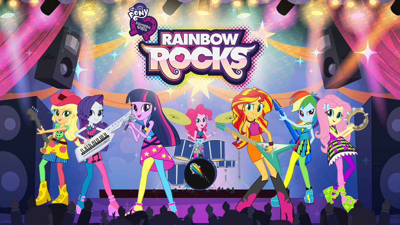 Image Equestria Girls Rainbow Rocks Netflix Poster My Little