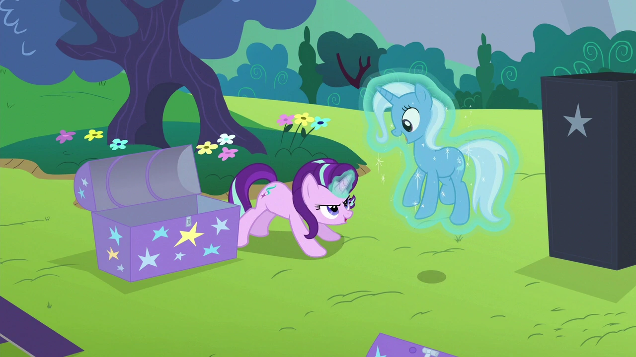 Image - Starlight Glimmer levitating Trixie S6E6.png | My Little Pony