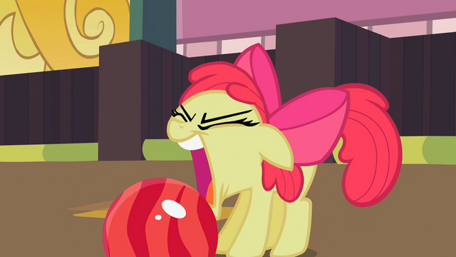 File:Apple Bloom about to grab the bowling ball with her mouth S2E05.png