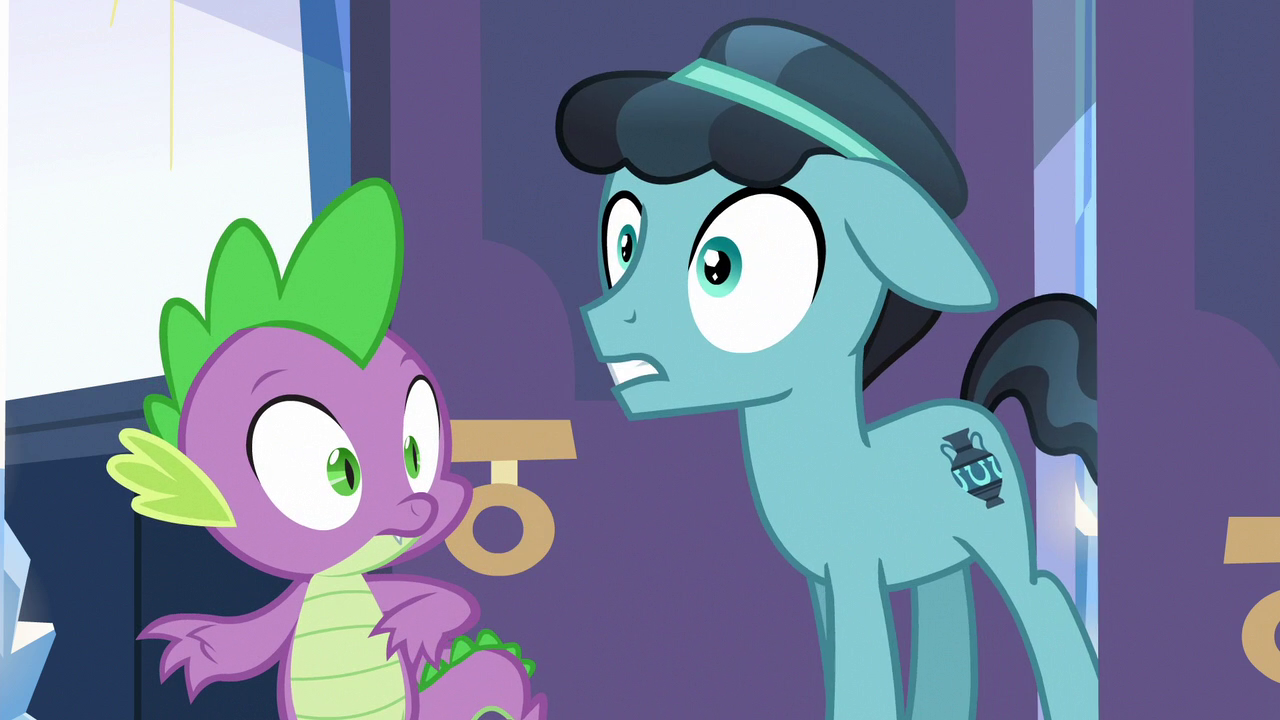 My Little Pony Spike And Thorax Image - Spike and Thorax hear Twilight Sparkle S6E16.png | My Little