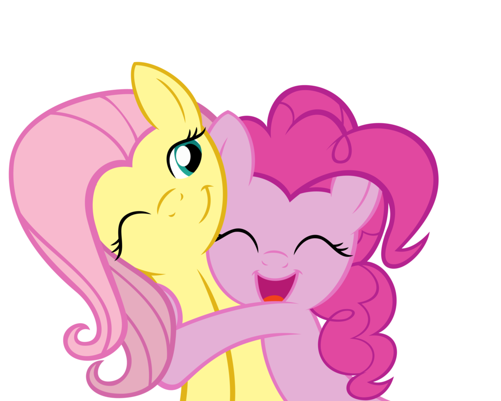 Image Fluttershy and pinkie pie by datnarod5b5sq1.png My Little Pony Friendship is Magic