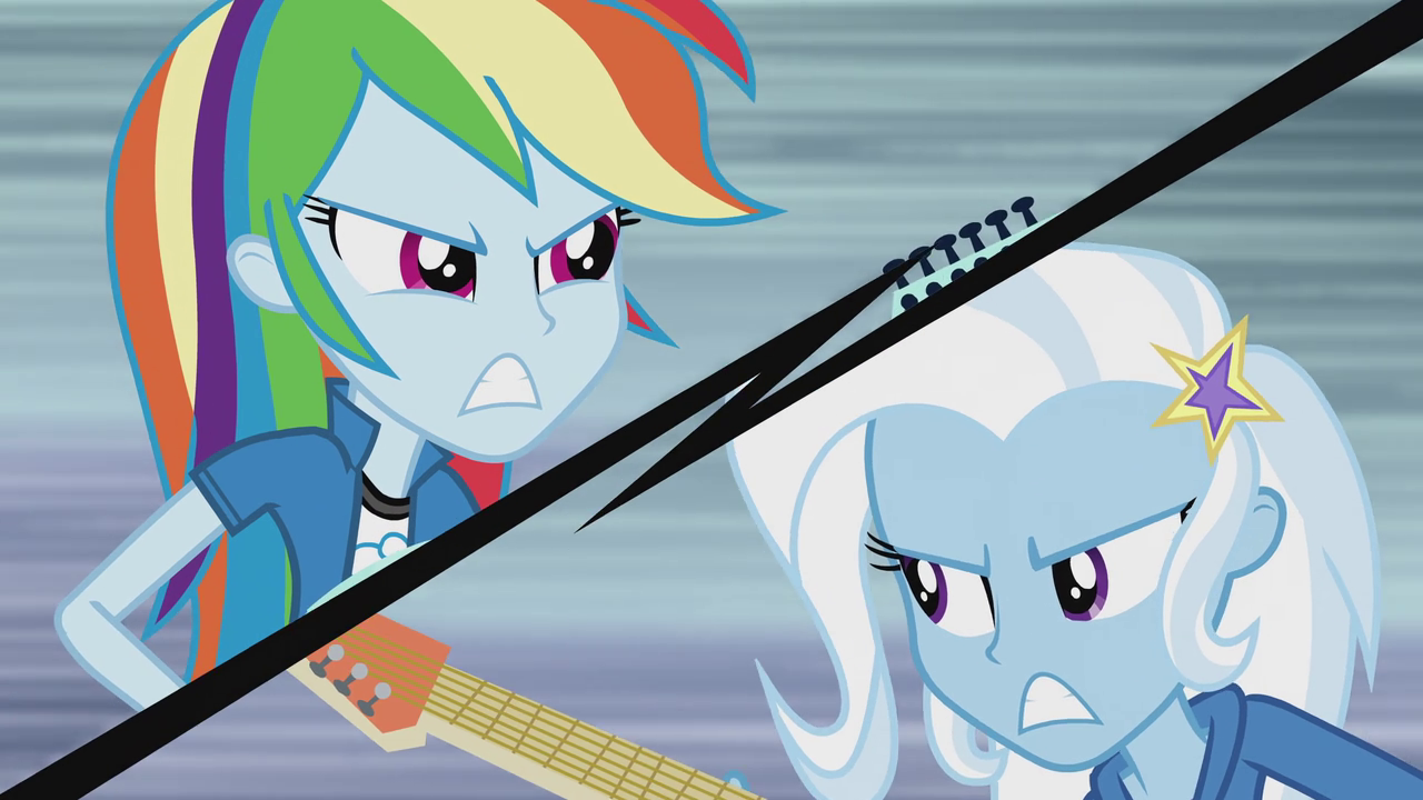 rainbow dash and trixie
