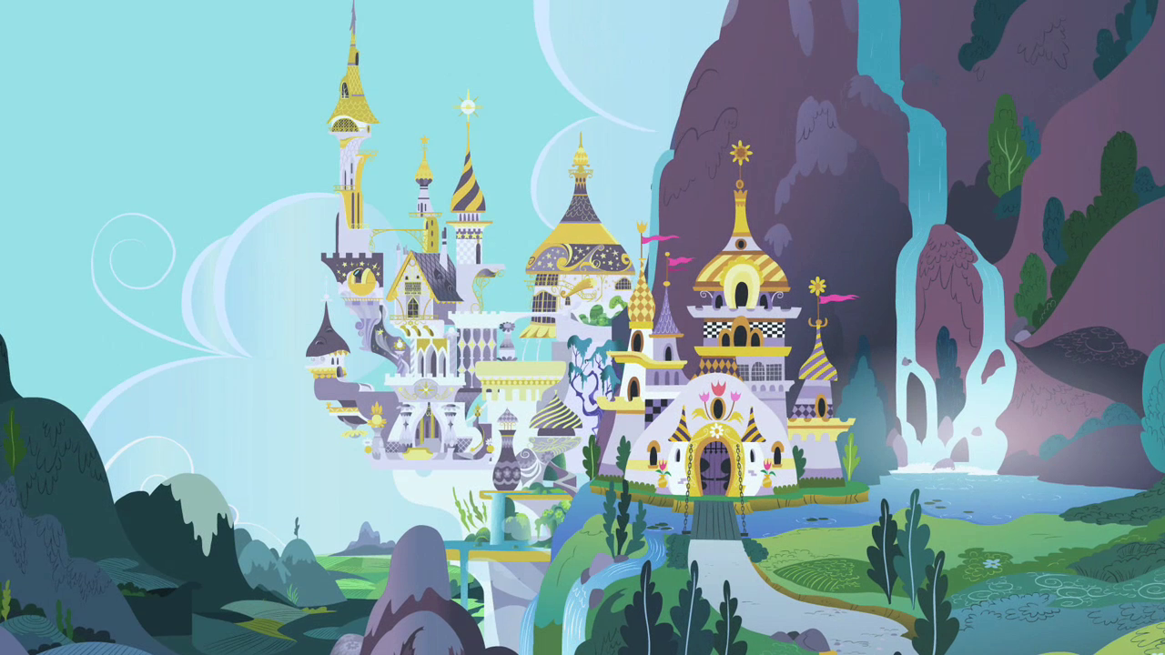 my little pony canterlot castle