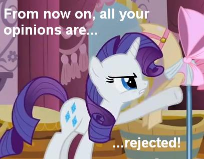 Image - FANMADE Rarity angry caption.jpg | My Little Pony Friendship is ...