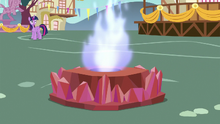 Flame of Friendship torch burning S7E15