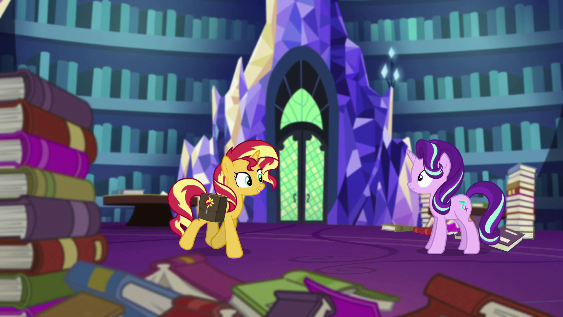 Image - Sunset Shimmer meets Starlight Glimmer EGS3.png ...
