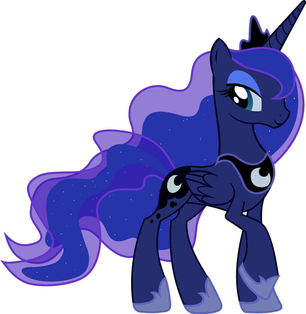 File FANMADE Princess Luna transparent background