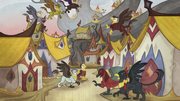Griffons on the ground of Griffonstone S5E8