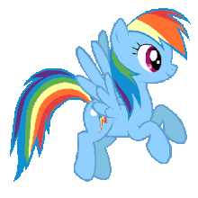 FANMADE Rainbow flying