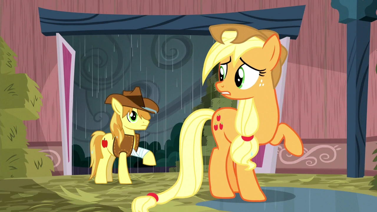 Image Braeburn entering the barn S5E6.png My Little Pony Friendship