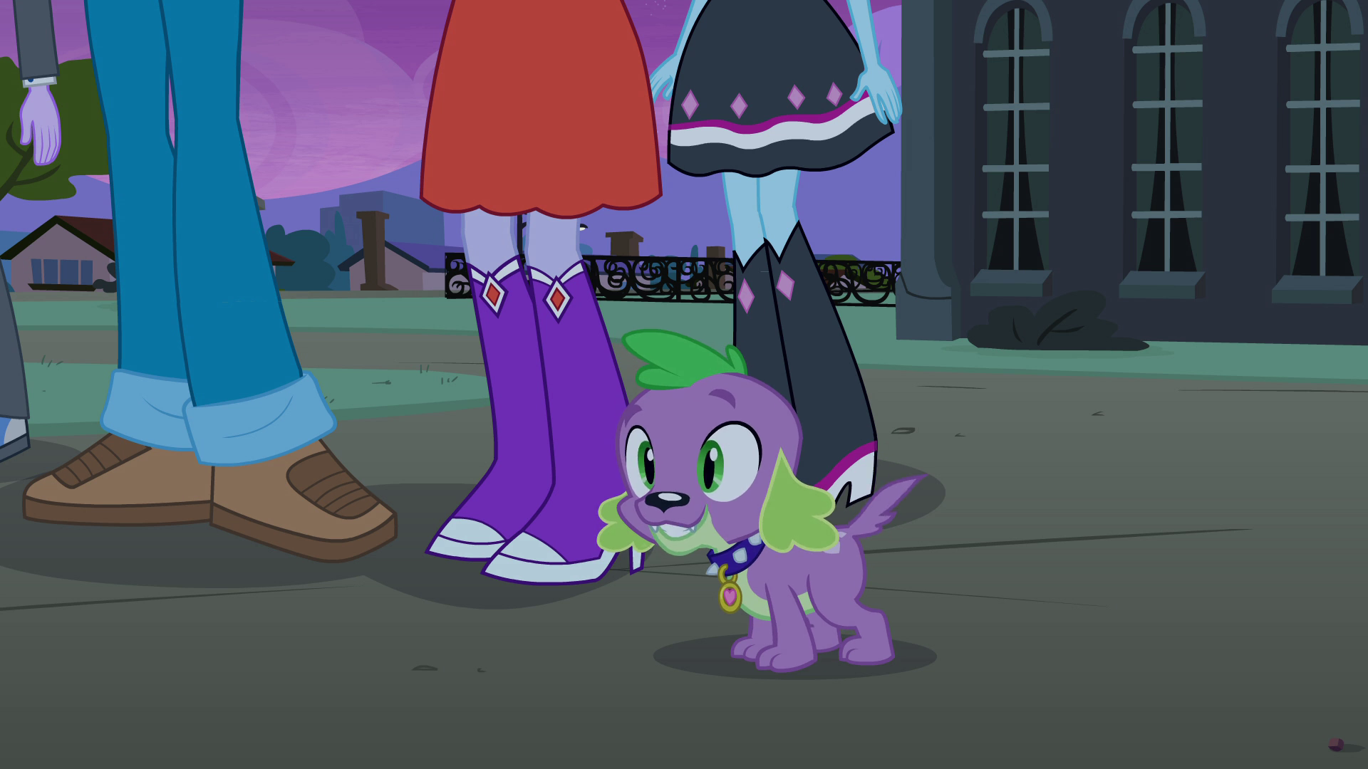 Image Spike as a Dog in EG.png My Little Pony Friendship is Magic