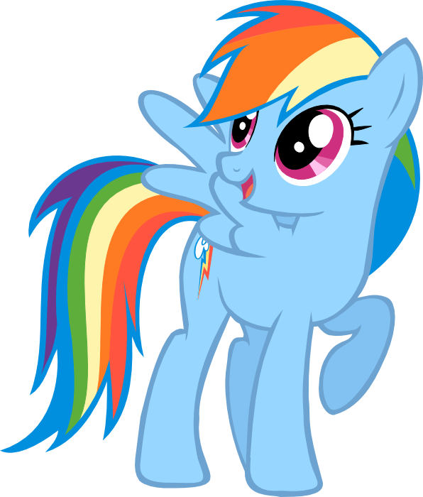 my little pony friendship is magic princess rainbow dash