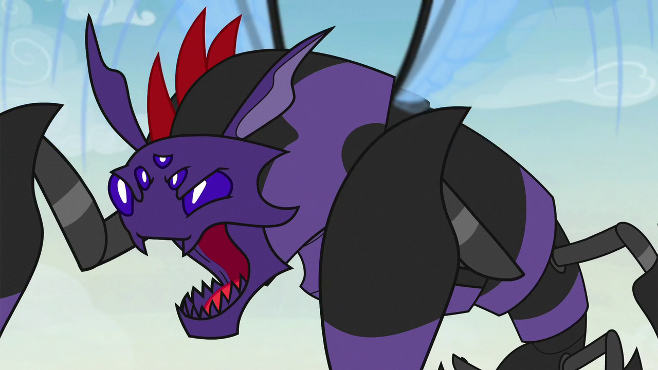 Image - Monster Pharynx roars at the maulwurf S7E17.png 