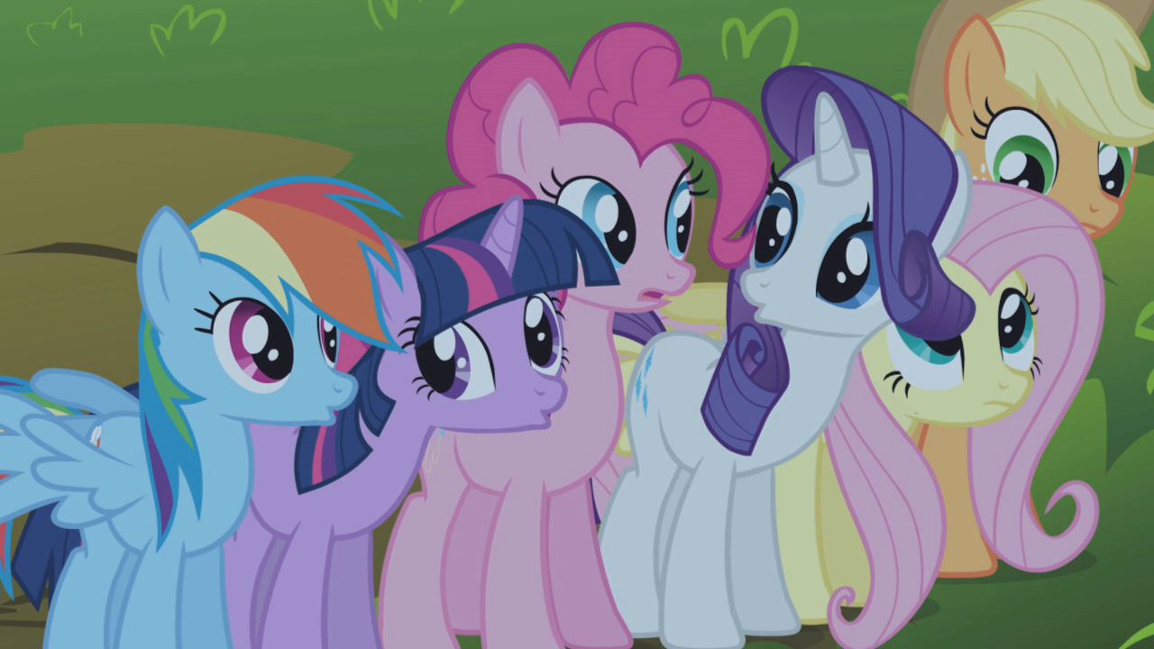Image - Mane 6 hearing someone crying S1E02.png | My Little Pony ...