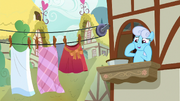 Shoeshine delighted to receive a pie S7E23