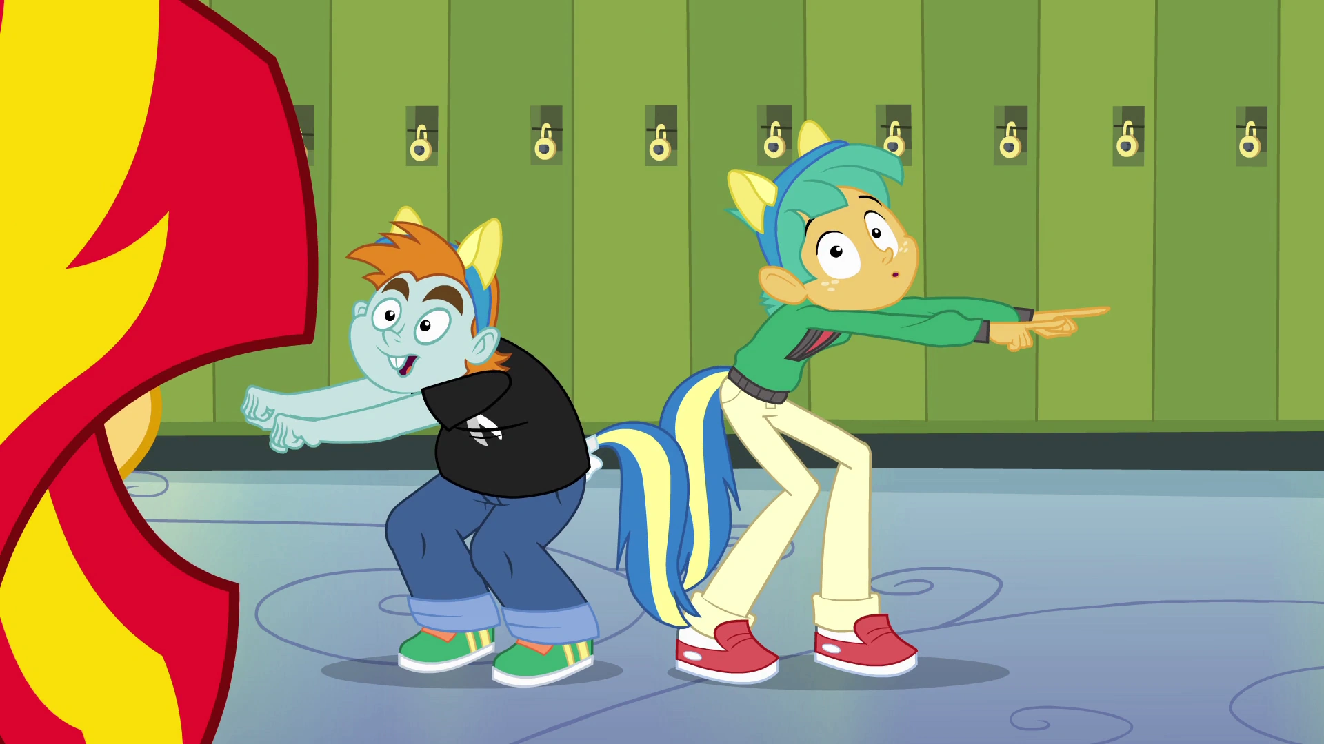 Image Snips and Snails caught dancing EG.png My Little Pony Friendship is Magic Wiki