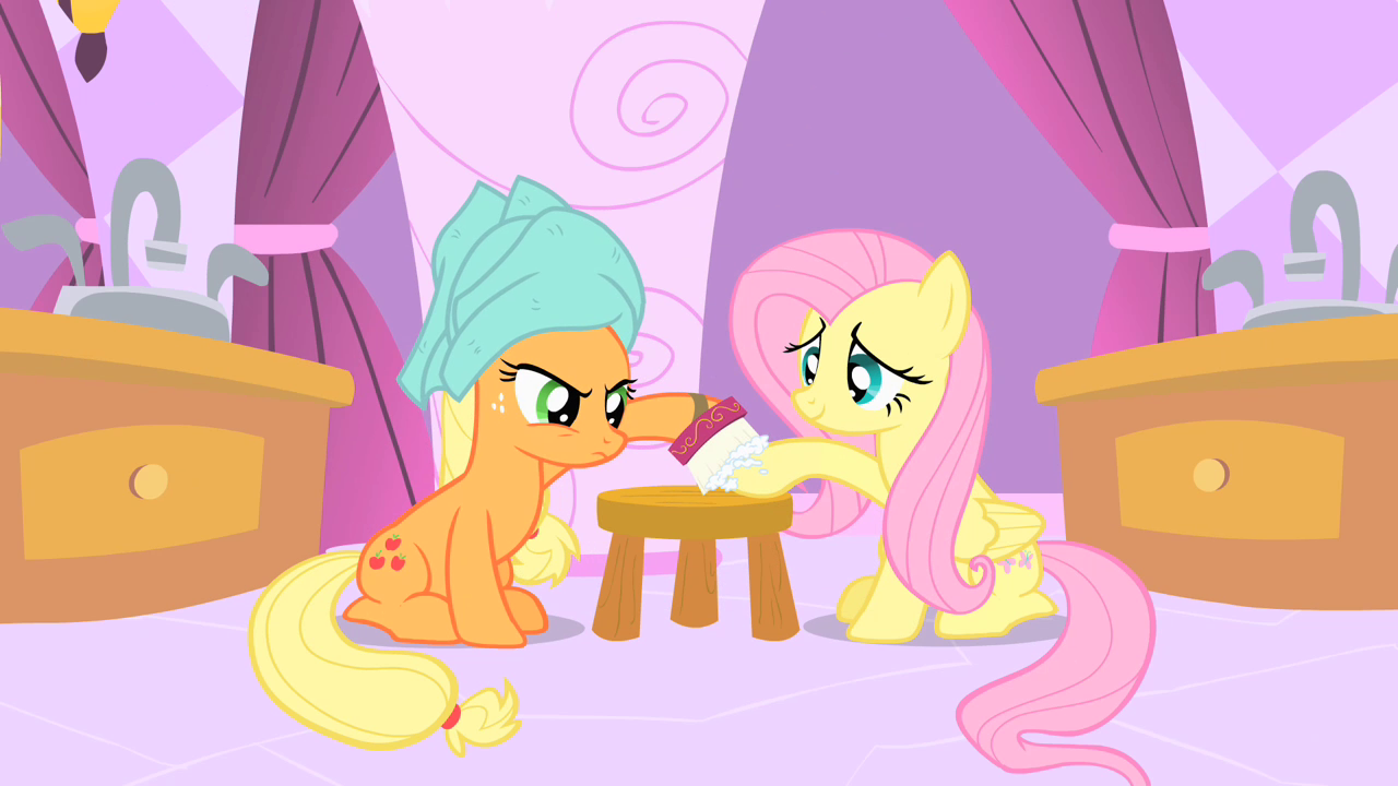 Image Applejack and Fluttershy S01E26.png My Little