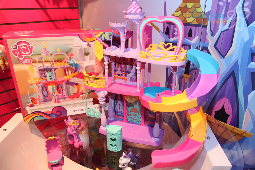 my little pony castle with slide