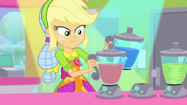 File:Applejack picking up a pair of blenders SS9.png