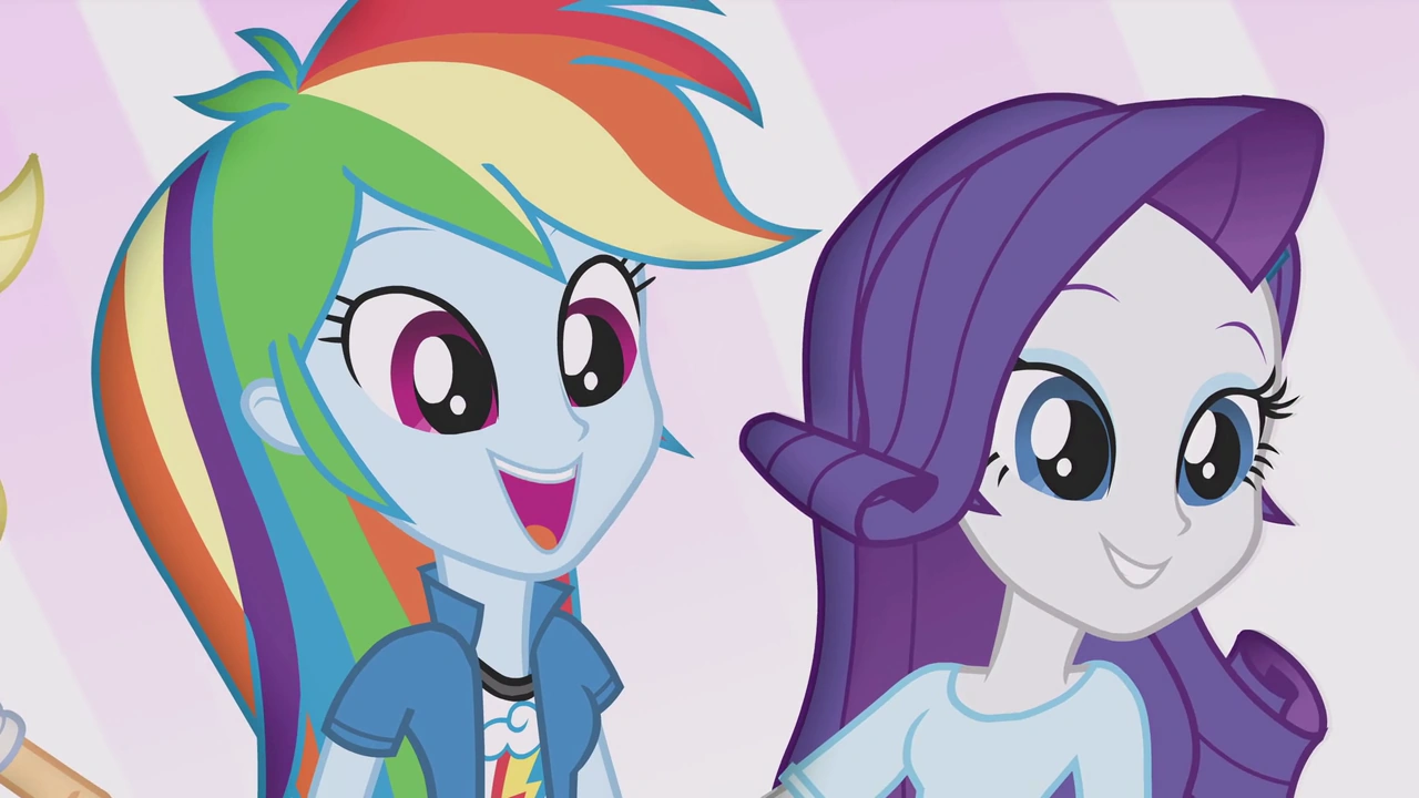 Image - Rainbow Dash and Rarity impressed EG2.png | My Little Pony