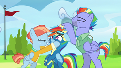 Rainbow Dash's parents start smothering her S7E7