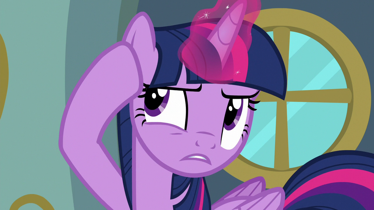 image twilight sparkle rubbing her ears s6e24 png my little pony