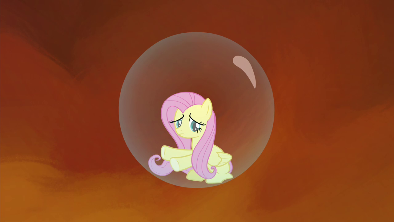 Image Fluttershy Trapped In Her Bubble Prison S4e26png My Little