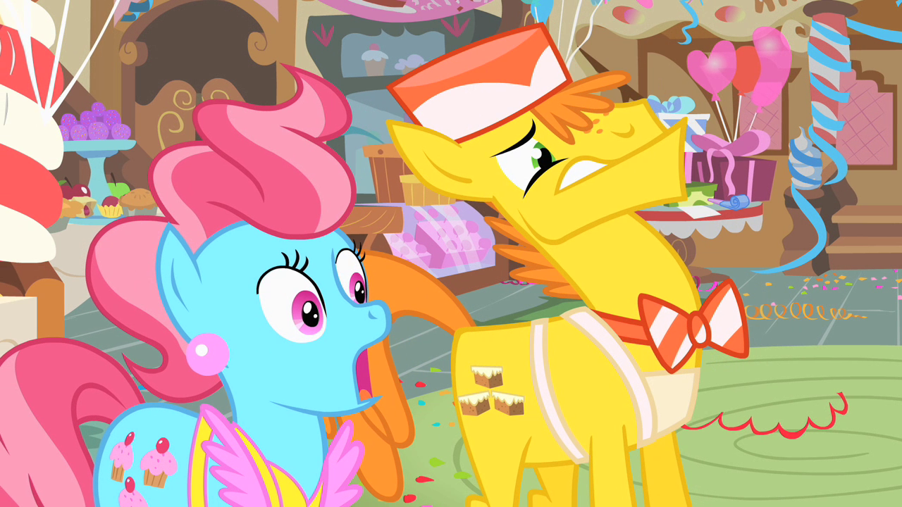 Image Mr And Mrs Cake Taken Aback S1E22png My Little Pony