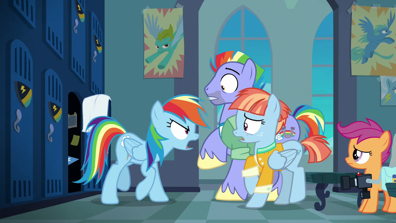 Image Rainbow Dash shouting at her parents S7E7.png My Little Pony