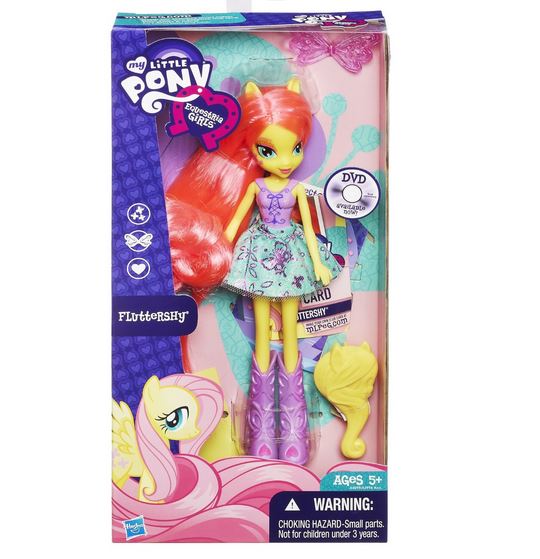 Image - Fluttershy Equestria Girls standard doll package.jpg | My ...