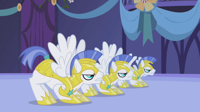 File:Royal guards prepare to attack Nightmare Moon S1E02.png