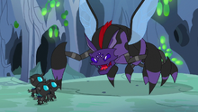 Young Pharynx transforms into monster spider S7E17