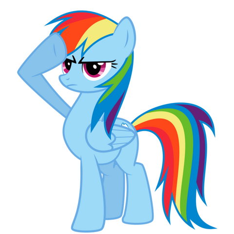 File:FANMADE Rainbow Dash saluting by lixr.png