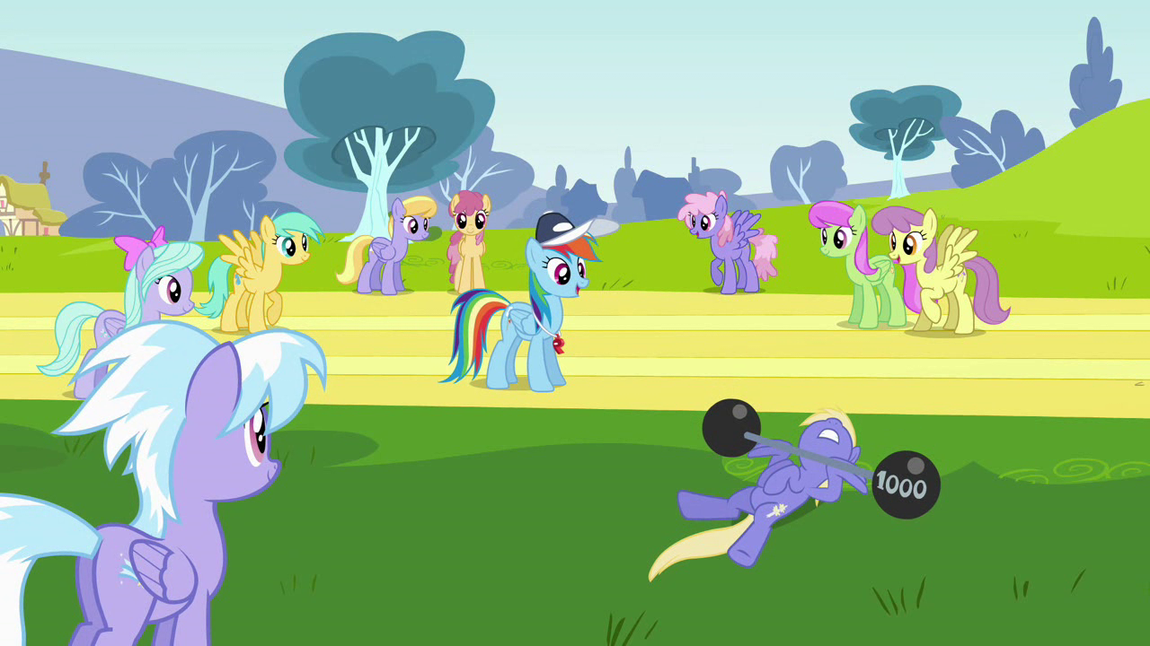 image weightlifting with pegasi on track s02e22 png my little