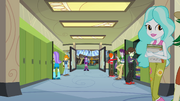 Twilight and Spike in the hallway EG
