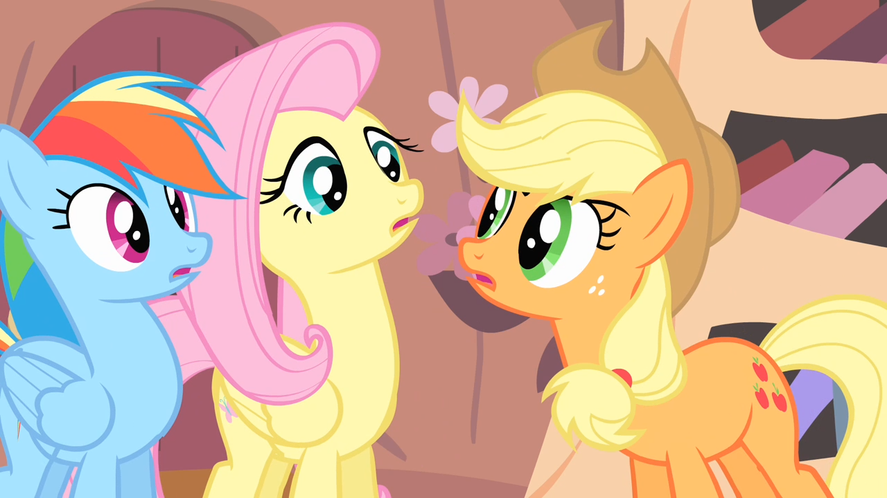 Image Applejack looking at Fluttershy S4E07.png My