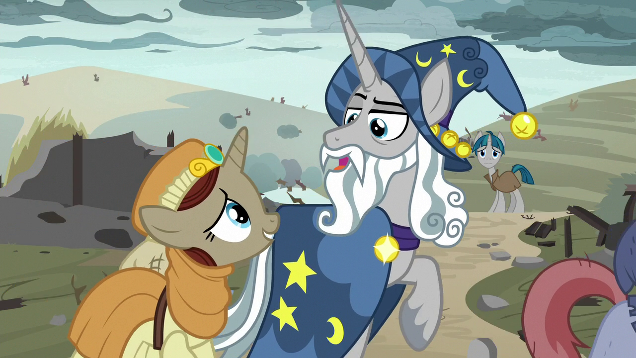 Download Image - Star Swirl the Bearded talks with happy villager S7E26.png | My Little Pony Friendship ...