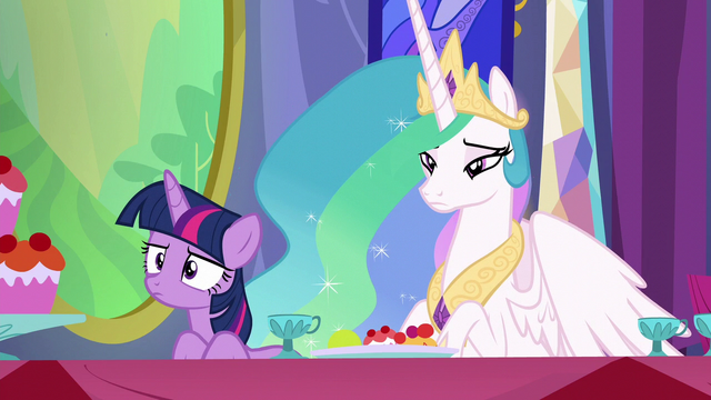 File:Twilight and Celestia hear Cranky's voice S6E6.png