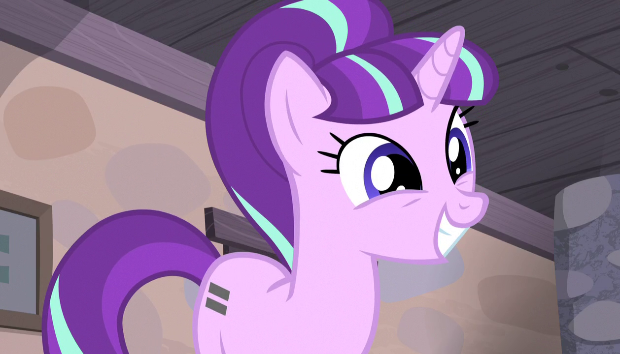 Image - Starlight Glimmer giddy smile S5E1.png | My Little Pony