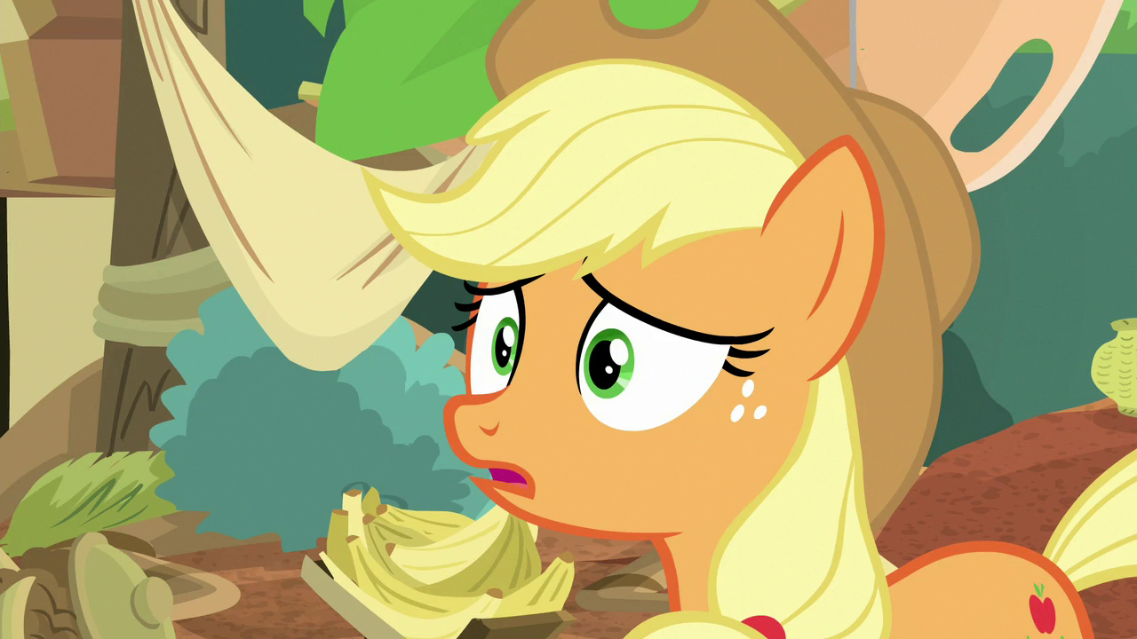 image applejack listening to autumn s song s8e23 png my little