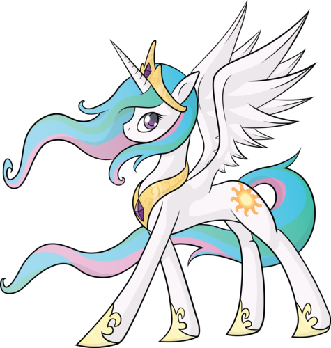 Image - Princess Celestia by artist-quanno3.png | My Little Pony Fan ...