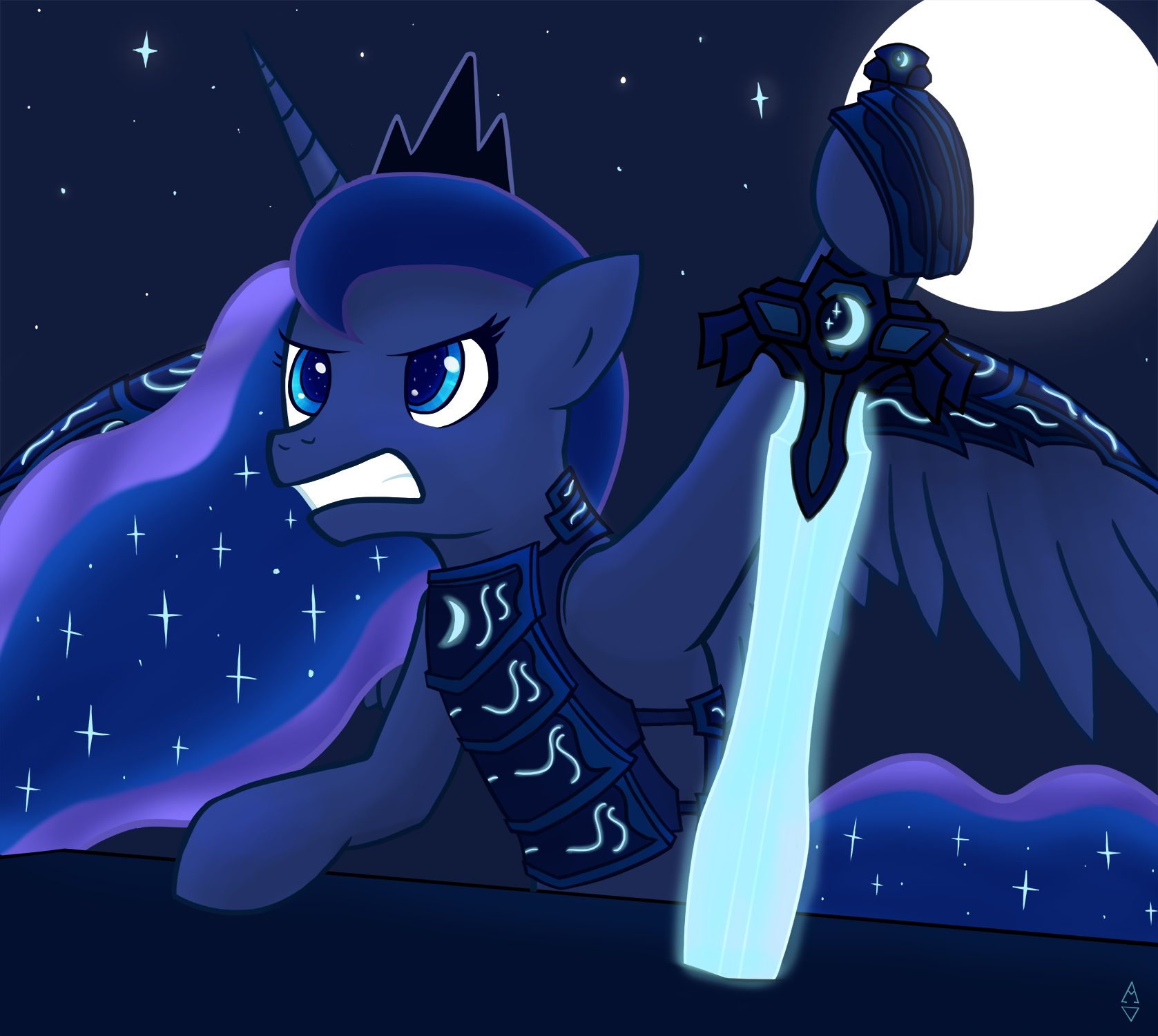 Under luna. MLP Luna. Принцесса Луна МЛП. Принцесса Луна и принцесса МЛП. Луна пони МЛП.