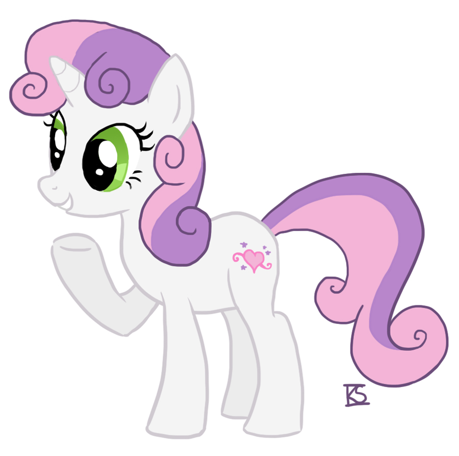 Sweetie Belle s Heart by GlamourKat